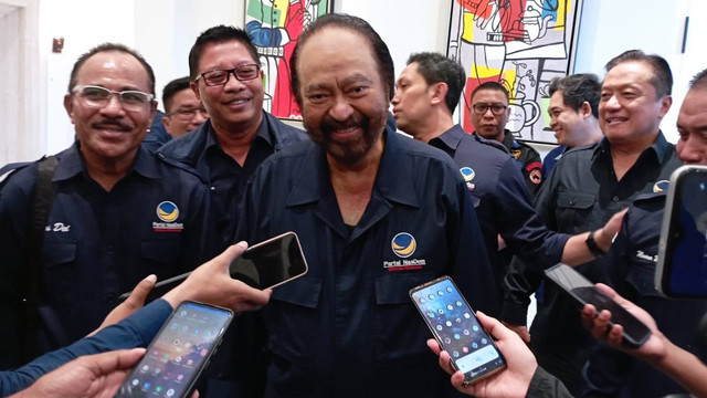 Ketua Umum NasDem Surya Paloh di DPW partai NasDem Bali, Senin (26/6). Foto: Denita BR Matondang/kumparan