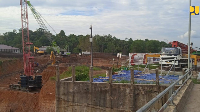 Kementerian PUPR bangun jembatan penghubung Balikpapan ke IKN Nusantara. Foto: Dok. Kementerian PUPR