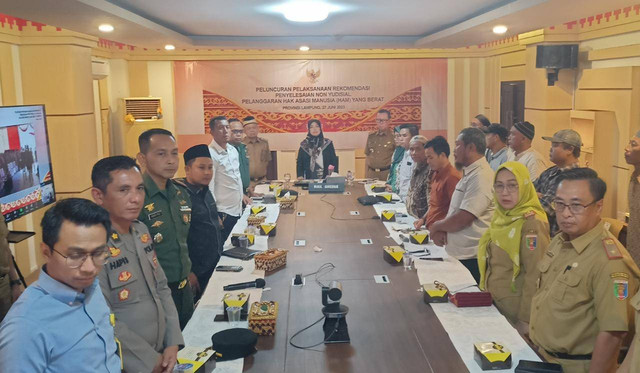 Pemprov Lampung Tindak Lanjuti Dimulainya Penyelesaian HAM Berat di ...