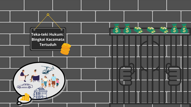 Ilustrasi Teka-teki Hukum: Bingkai Kacamata yang Tertuduh. Foto: Dokumen Pribadi