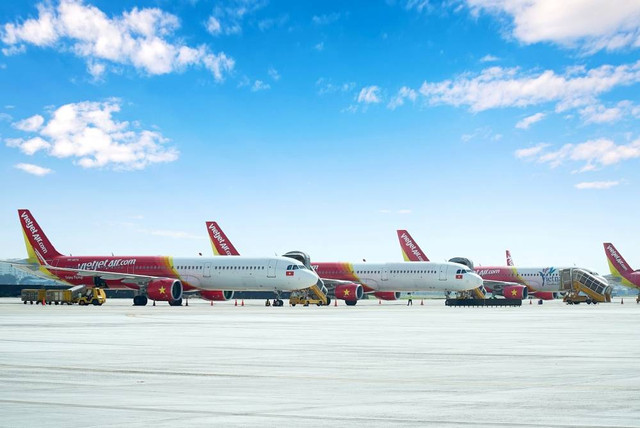 Armada pesawat VietJet. Foto: Dok. VietJet Air