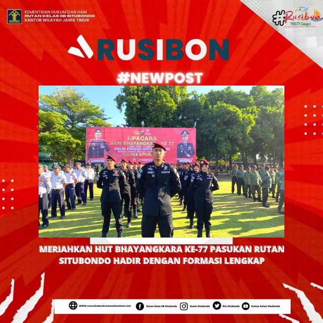 Sumber :Humas rutan Situbondo sabtu(1/7/2023)