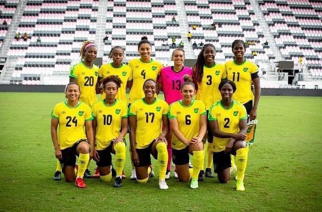 Timnas Wanita Jamaika. Foto: Instagram/@allysonswaby10