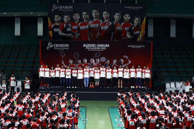 Audisi Umum PB Djarum 2023 mulai bergulir di GOR Djarum, Jati, Kudus. Foto: Dok. PB Djarum