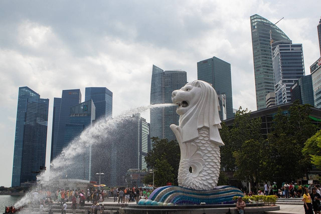 Ilustrasi ikon negara Singapura (Pixabay)