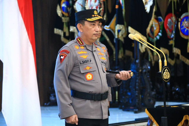 Upacara sertijab Wakapolri di Mabes Polri. Foto: Humas Polri