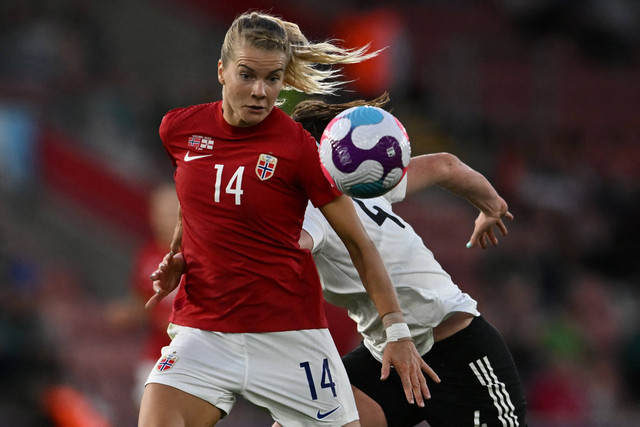 Pemain Timnas Wanita Norwegia Ada Hegerberg. Foto: Ben Stansall / AFP