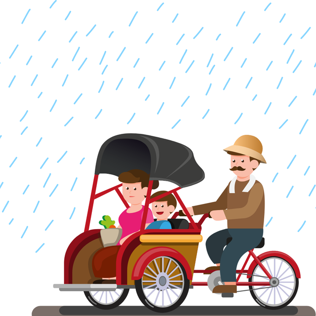 Ilustrasi perjuangan seorang ayah. (Pika Piqhaniah)