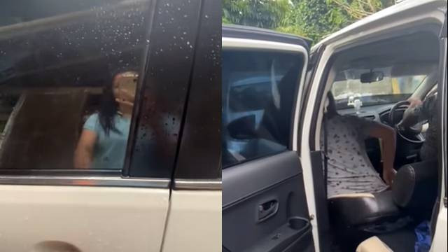 Seorang anggota DPRD Kabupaten Minahasa Utara dipergoki istri sedang berduaan dengan wanita lain di dalam mobil. (foto: tangkapan layar video)