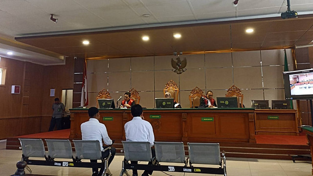 Suasana sidang penyuap pejabat Pemkot Bandung di PN Bandung pada Rabu (5/7/2023). Foto: Rachmadi Rasyad/kumparan