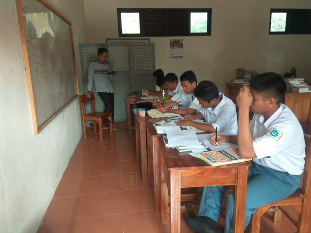 tempat yang kurang nyaman dan fasilitas yang tidak memadai sumber: foto pribadi