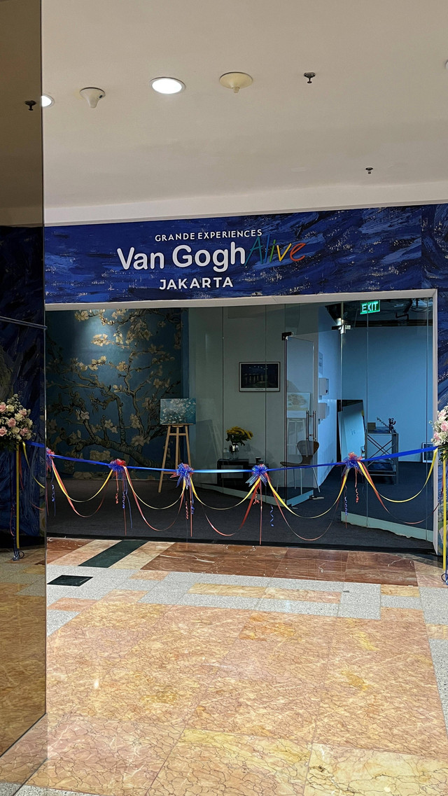 Pameran Van Gogh Alive di hadir di Jakarta. Foto: Gitario Vista Inasis/kumparan