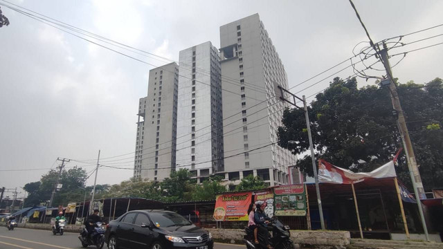 Suasana apartemen Bandung Technoplex Living di Bandung yang mangkrak. Foto: Rachmadi Rasyad/kumparan