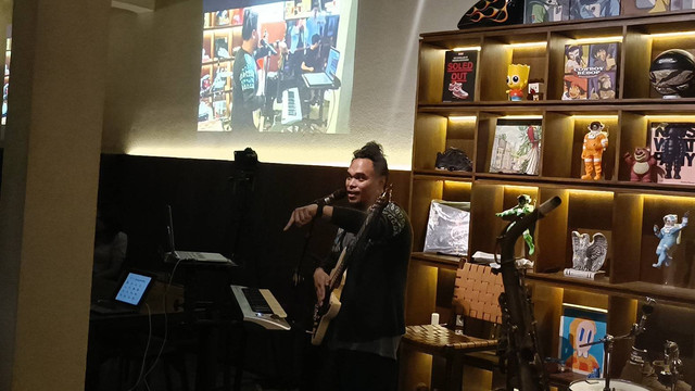 Barry Likumahuwa dalam JGTC 46th Workshop, Gunawarman, Jakarta Selatan, Sabtu (8/7/2023). Foto: Giovanni/kumparan