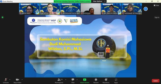 Himasper IPB Festival Air Indonesia, Libatkan Puluhan Universitas di Indonesia