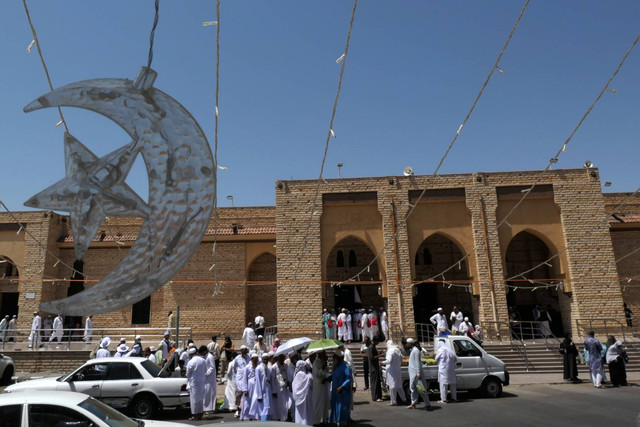 Umat Islam mengunjungi Masjid Ibnu Abbas di Thaif, Mekah, Arab Saudi, Minggu (9/7/2023). Foto: ANTARA FOTO/Wahyu Putro A