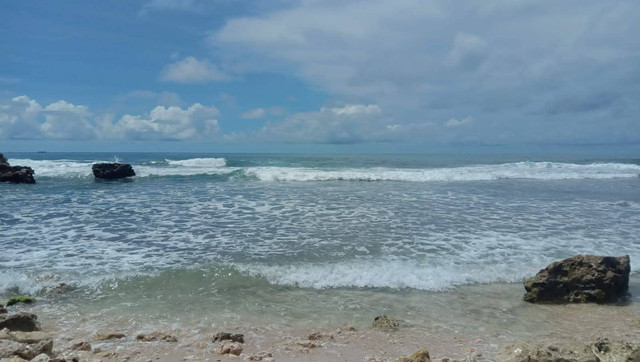 Salah satu pemandangan Pantai di Gunungkidul, Image Credit : Salsabila Sheryl