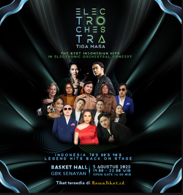 Konser 'Electrochestra Tiga Masa'. Foto: Instagram/@renjana_productions