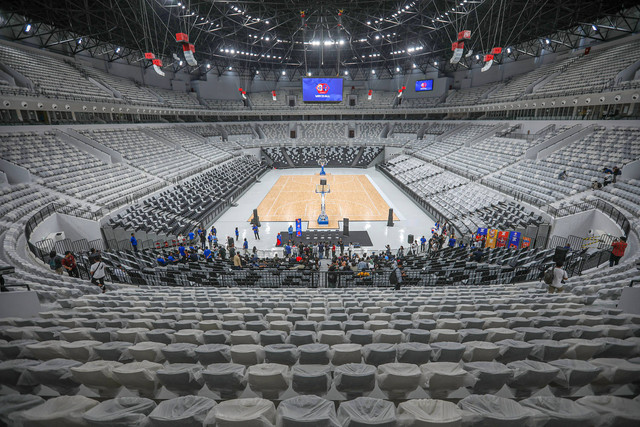 Suasana Indonesia Arena di Kompleks Olahraga Gelora Bung Karno (GBK) di Jakarta, Selasa (11/7/2023). Foto: Aditia Noviansyah/kumparan