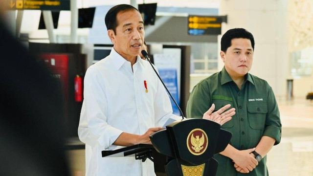 Jokowi dan Erick Thohir. Foto: Dok. Istimewa