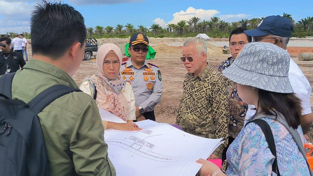 Pembangunan Terminal Bandara Singkawang mulai dibangun. Foto: Rizki/Hi!Pontianak