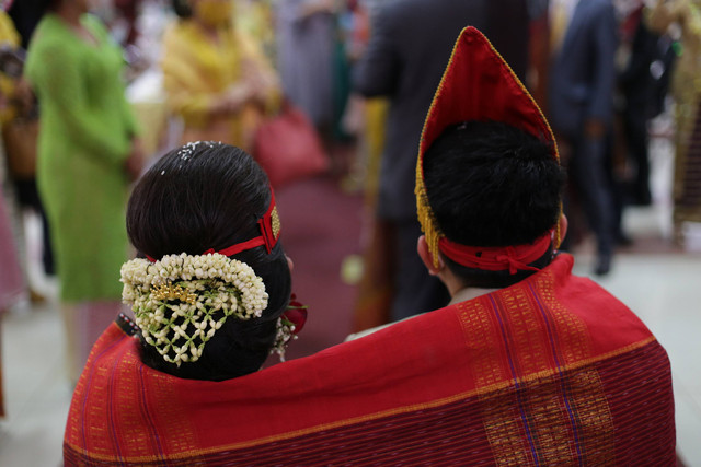 Ilustrasi perkawinan adat Batak. Foto: EPHRAIM JUANDA/Shutterstock