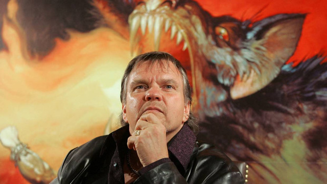 Penyanyi rock and roll AS Meat Loaf menghadiri konferensi pers mempromosikan album terbarunya "Bat Out of Hell III: The Monster Is Loose" di Hong Kong 4 September 2006. Foto: REUTERS/Bobby Yip.