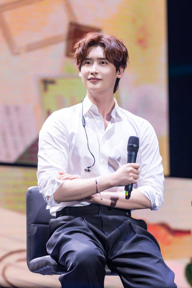 Acara fan meeting "Dear My With" Lee Jong Suk di Jakarta, Sabtu (15/7/2023). Foto: AppleWood