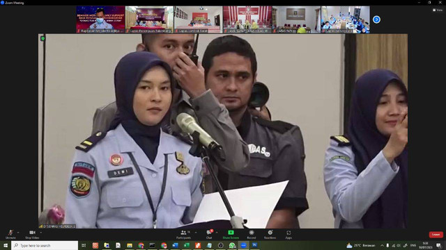 Rupbasan Mojokerto Ikuti Seminar Motivasi Family Support Bagi Petugas Pemasyarakatan (Foto:HumasRupMoker)