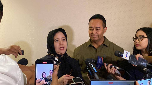 Ketua DPP PDIP Puan Maharani di Pelatihan Jurkam Ganjar Pranowo. Foto: Paulina Herasmaranindar/kumparan
