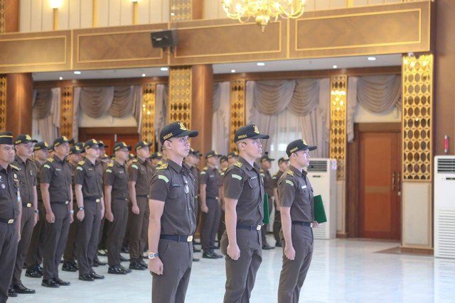 Pembukaan Pendidikan dan Pelatihan Pembentukan Jaksa 2023. Foto : Siswa PPPJ