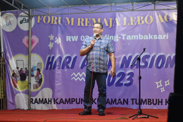 Efran Priambodo, S.Sos lurah dari Kelurahan Gading, Surabaya
