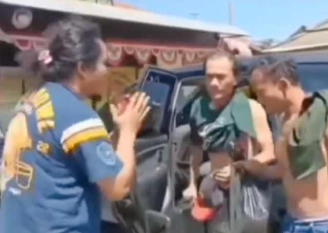 Polisi gondrong ini bernama Agus Arab. Dok: Ist.