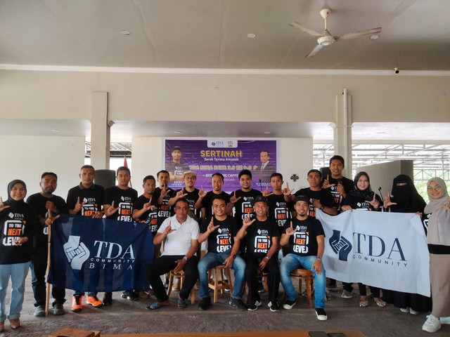 Member TDA Bima usai Sertinah dan Sharing session. dok