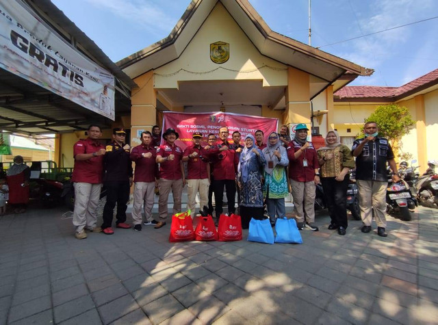 Sambut Hari Lahir Kemenkumham Ke-78, LPKA Martapura Laksanakan Bakti Sosial Pengentasan Stunting