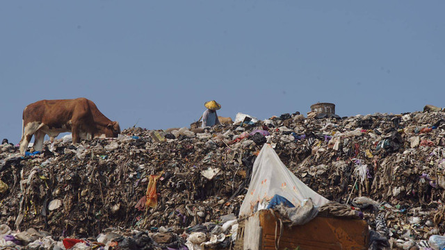 Ilustrasi tumpukan sampah di TPA Regional Piyungan, Bantul. Foto: Arif UT/Pandangan Jogja