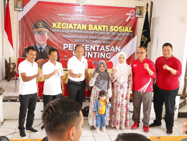 BHP Semarang ikuti Kegiatan Bakti Sosial Hari Lahir Kemenkumham Ke 78