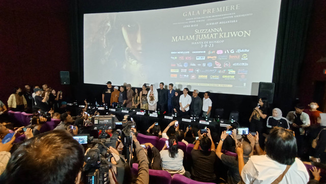 Konferensi Pers Premiere Film Suzanna Malam Jumat Kliwon Foto: Aprilandika Pratama/kumparan