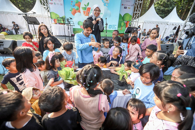 Keseruan hari kedua kumparanMOM Festival Hari Anak 2023. Foto: Dicky Adam Sidiq/kumparan