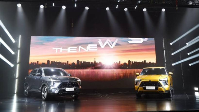 SUV Baru Mitsubishi resmi diperkenalkan secara global di Jakarta. Foto: kumparan
