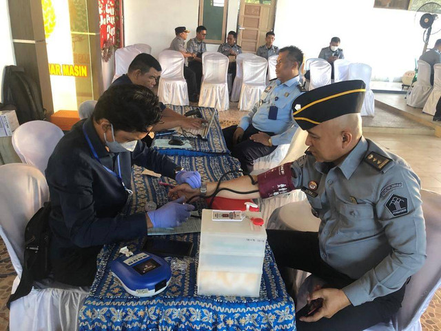 Kumham Peduli, LPKA Martapura Ikuti Donor Darah Peringati Hari Lahir Kemenkumham Ke-78