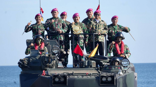 Mahfud MD jadi Warga Kehormatan Korps Marinir. Foto: Kemenko Polhukam