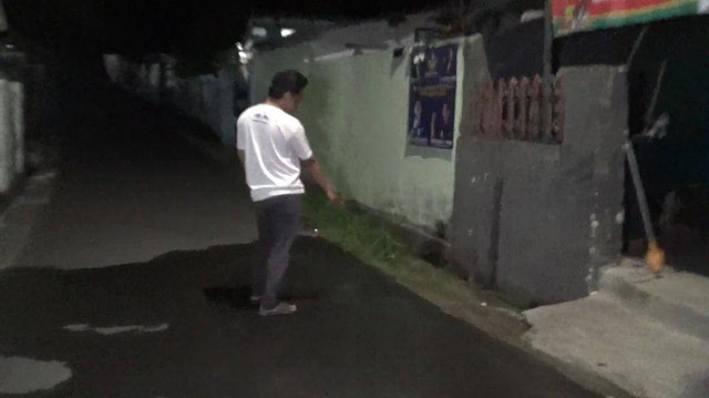 TKP anggota DPRD tabrak bocah 5 tahun di Lampung. | Foto: Ist