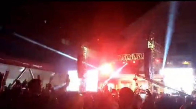 RSUD Bangil Pasuruan menggelar konser musik dalam acara peresmian Gedung Rawat Jalan dan launching logo baru pada Rabu malam (2/8/2023). Foto: Dok. Istimewa