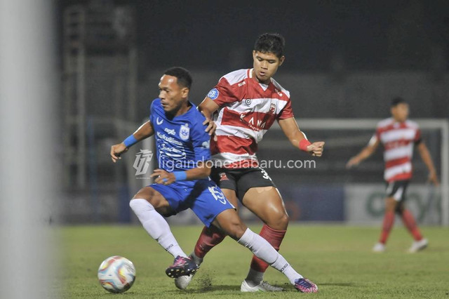 Madura United vs PSIS Semarang dalam laga pekan keenam Liga 1 2023/24 di Stadion Gelora Bangkalan, Sabtu (5/8/2023). Foto: Situs web resmi Liga Indonesia Baru