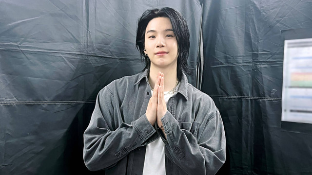 Penyanyi, Suga BTS. Foto: Twitter/@BTSofficial