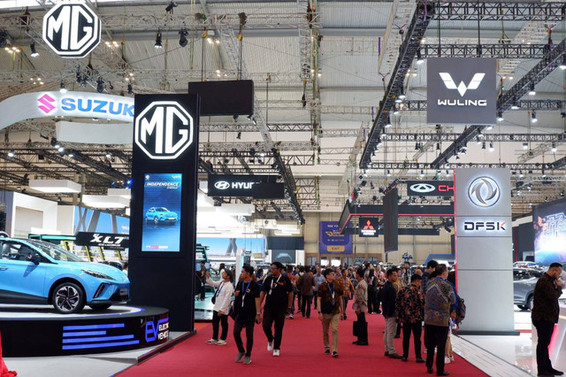 GIIAS 2023 resmi dibuka, di ICE BSD, Tangerang, Kamis (10/8/2023). Foto: Aditya Pratama Niagara/kumparan