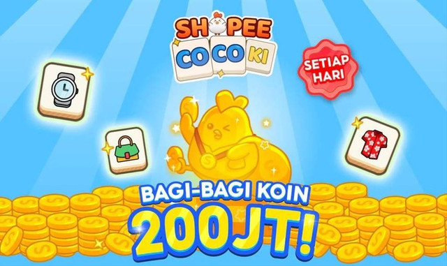 Ilustrasi cara main Shopee Cocoki di iPhone. Foto: shoppe.com.