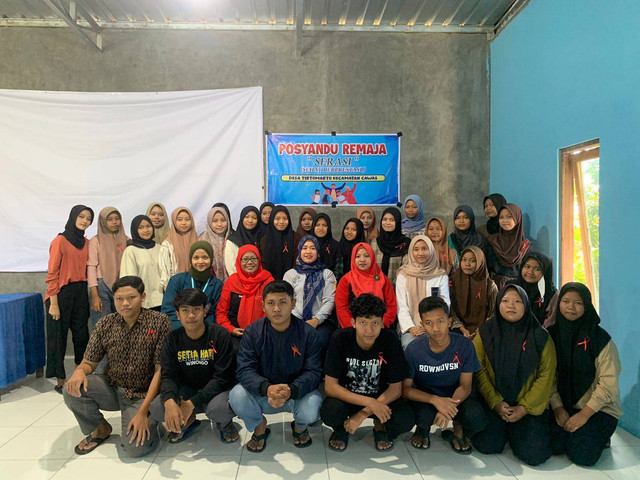 Dokumentasi Kegiatan Program Kerja Monodisiplin Gerakan Cegah HIV/AIDS bersama Posyandu Remaja Desa Tirtomarto