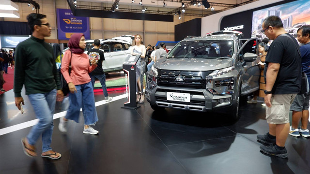 Mitsubishi Xpander di GIIAS 2023. Foto: Aditya Pratama Niagara/kumparan